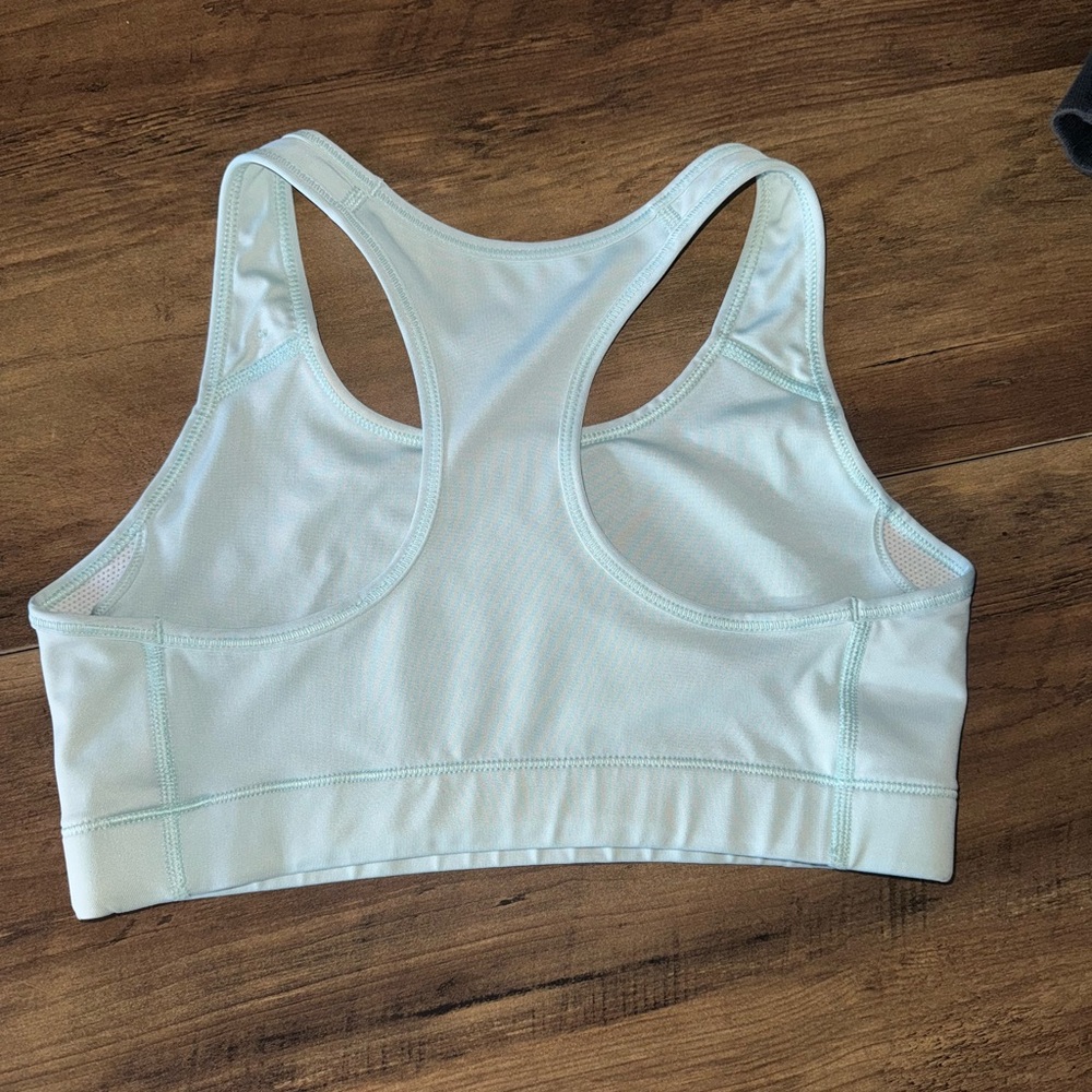 Nike Ice Light Blue Medium Sports Bra Y2K - Picture 2 of 3